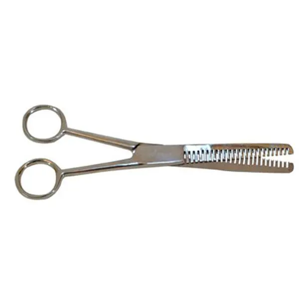 212 MAIN Mane Thinning Scissors - Silver, 7.5 in, Model 244121, Equestrian Hair Tools for Thinning Mane Hair, Thins Mane Hair