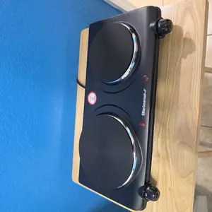 Elite Cuisine Electric Double Cast Burner Hot Plate