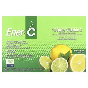 Ener-C Bubbly Multivitamin Drink Mix, Lemon Lime, 30 Packets, 0.3 oz (9.56 g) Each