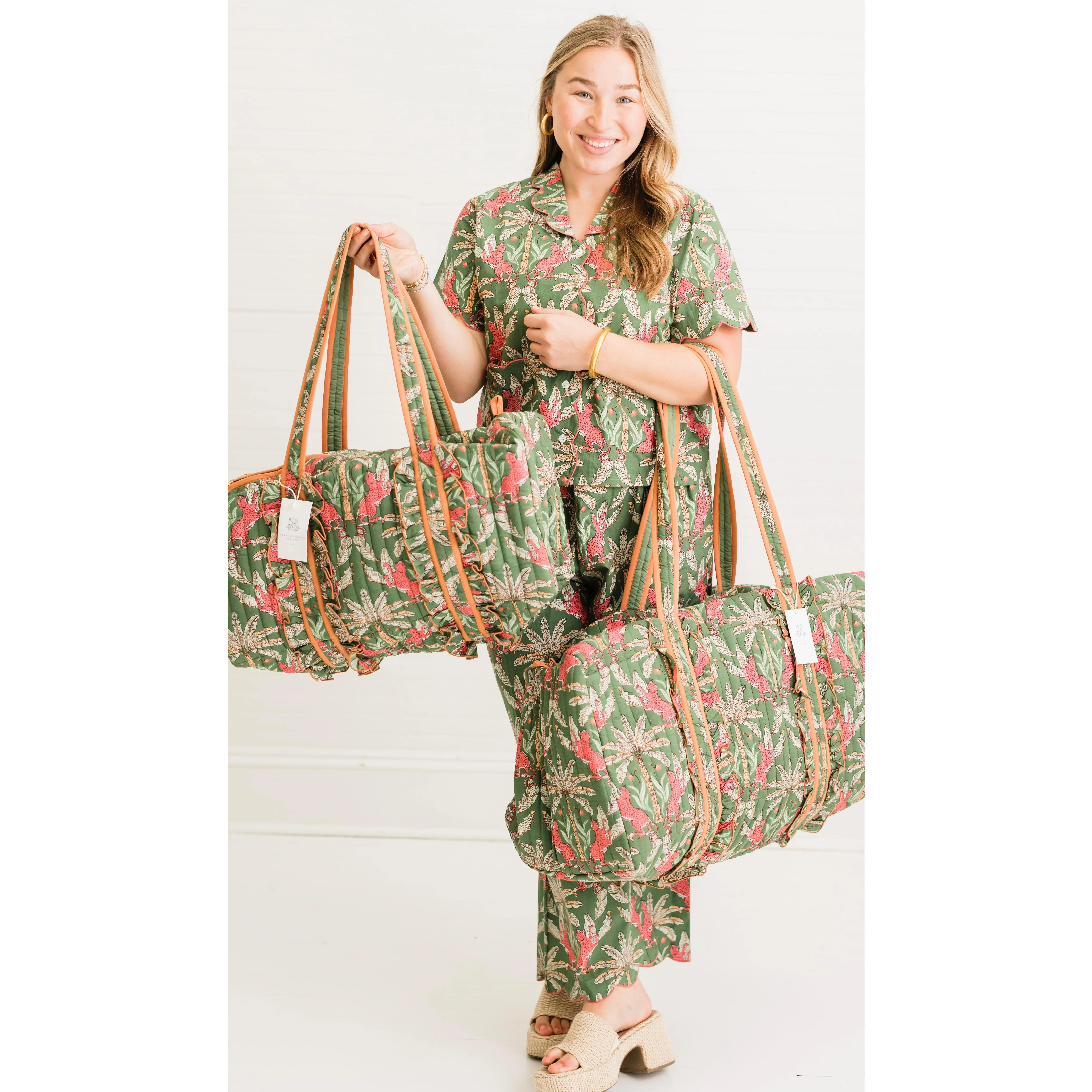 Grace Royale Luxe | XL Quilted Duffle Bag