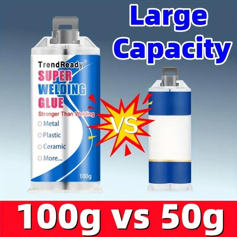 Heavy Duty Weld Waterproof Epoxy Casting Adhesive - Fast Repair Multi-Purpose Glue for Repairing Tile, Metal, Plastic, Ceramics, Wood - AB Epoxy Adhesive Super Glue with Accessories, Wear-Resistant, Waterproof, Oil-Resistant