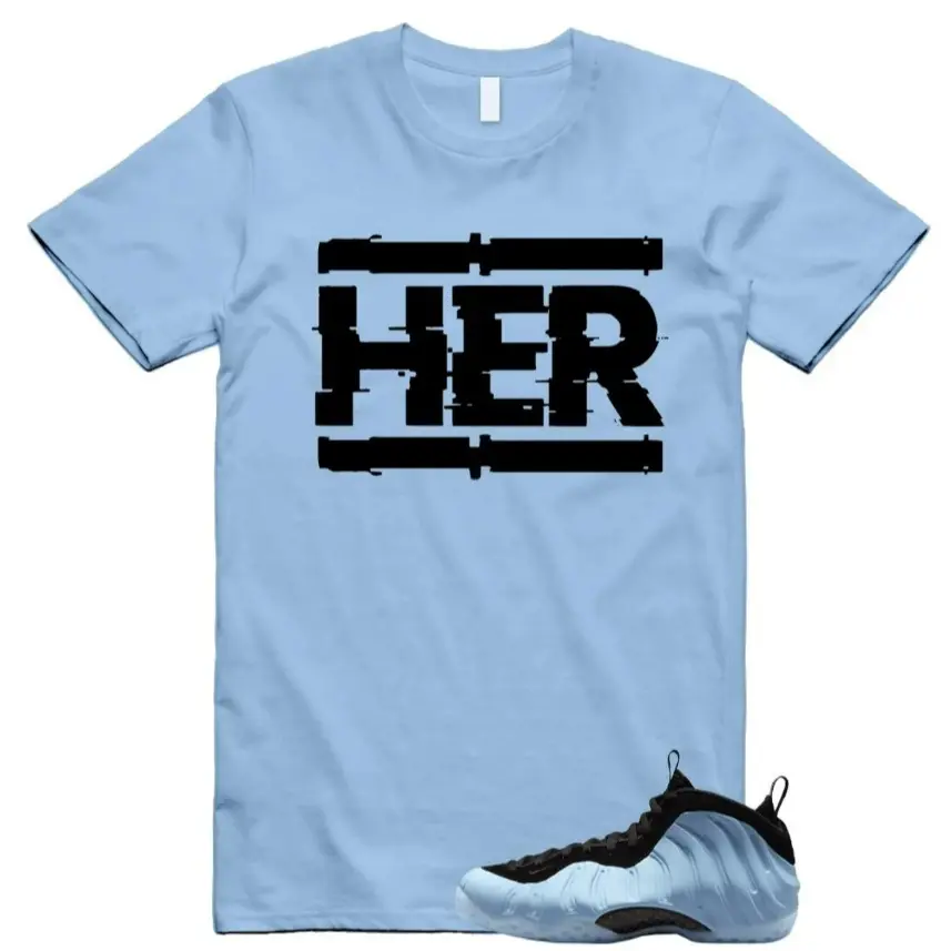 Foamposite Psychic Blue Black Air One T Shirt Match HER HIM, Foamposite Psychic Blue Outfit, Trending Shirts, Top T-Shirt
