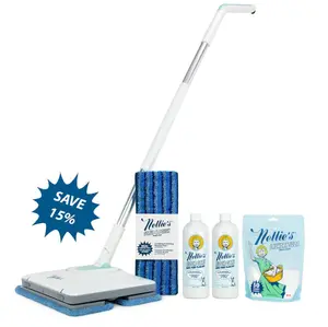 Laundry Soda WOW Mop Bundle - Floor Care with Scrub & Polish Pads