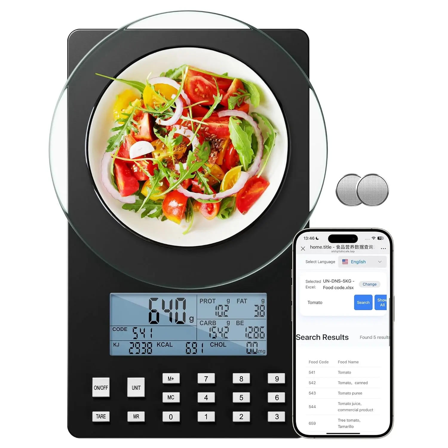 Nutrition Food Scale,5KG Digital Food Scale for Weight Loss,Prefect for ...