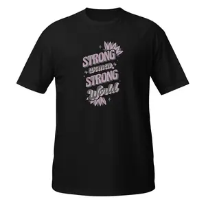 STRONG WOMEN'S Shirt Cotton Soft Top Womenswear Polyester Sleeves T-Shirt Underwear
