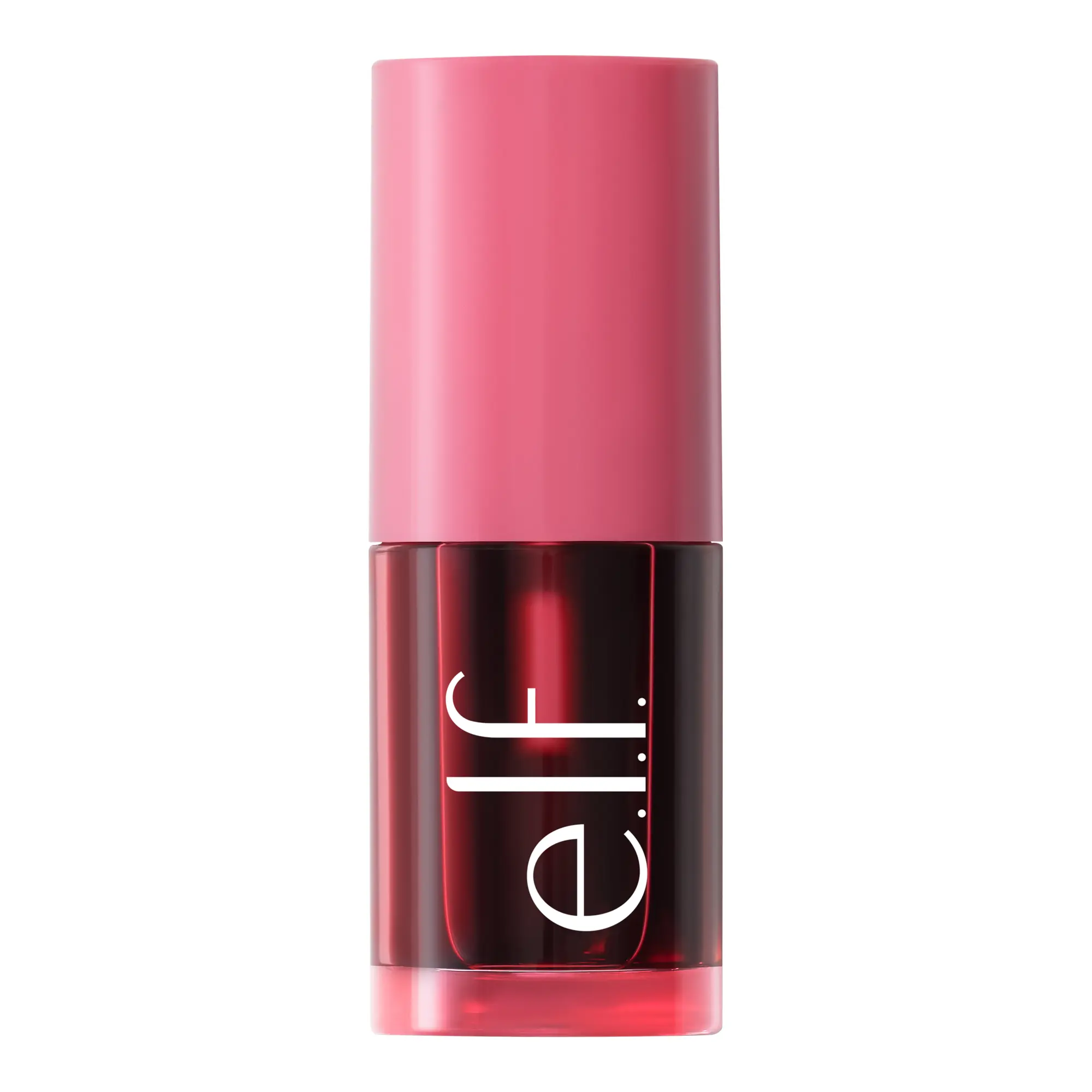 e.l.f. Sheer For It Blush Tint - Buildable 2-in-1 Stain for Lips, Cheeks, Left On Red Shade, 0.22 fl oz