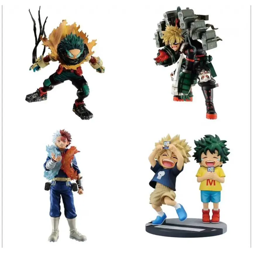 2025 In stock Japanese original anime figure Midoriya Izuku/Bakugou Katsuki/Todoroki Shoto action figure collectible model toys