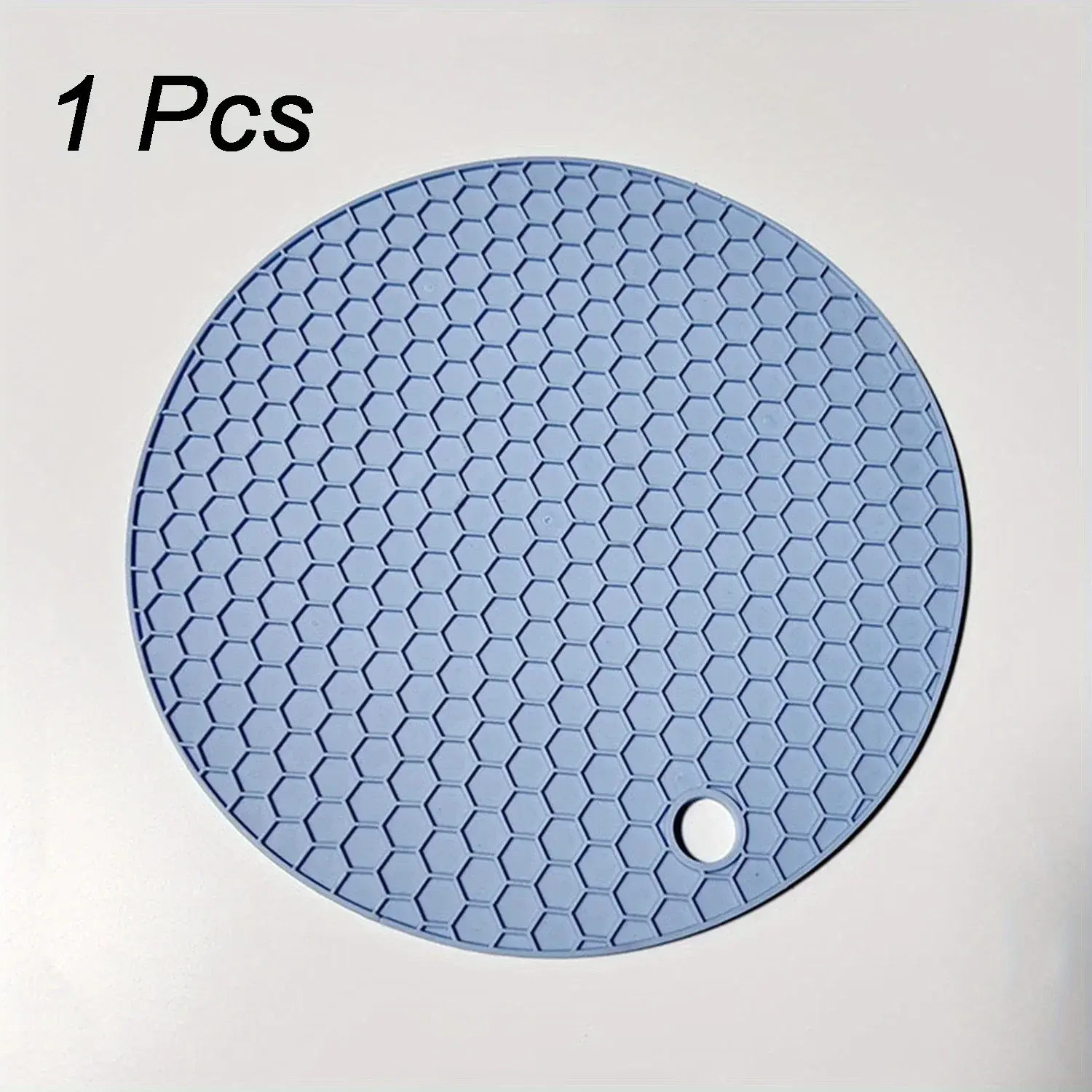 18Cm Ultrathin Heat Resistant Silicone Mat Oil-Proof Heat Insulation Pad Drink Cup Placemat Kitchen Non-Slip Pot Holder NONE