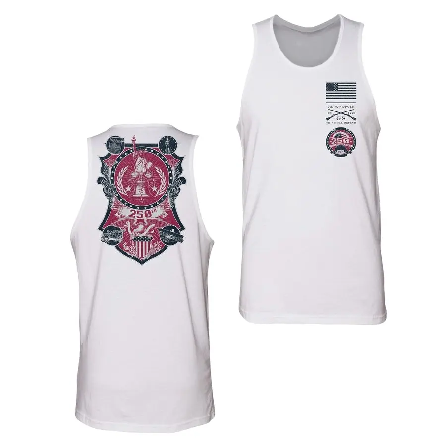 250th Commemorative Tank - White 250th Commemorative Tank - White