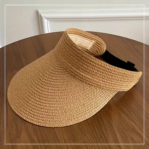 2025 New Summer Sun Hat for Women Outdoor Shade Cap with Large Brim and Foldable Top