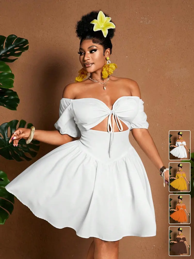 Plus size graduation dress - TikTok Shop