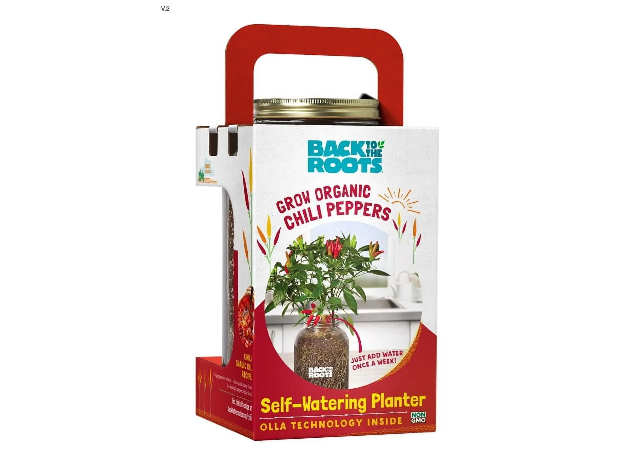 Back to the Roots Self-Watering Planter Grow Kit for Moderate Sun