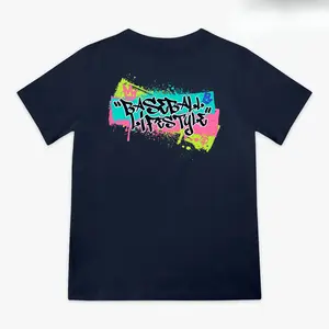 Graffiti Crown Lightweight Tee - Navy