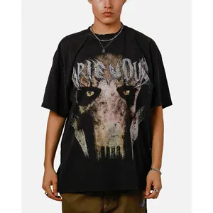 73Studio Star Wars Grevious Vintage T-Shirt Black Acidwash