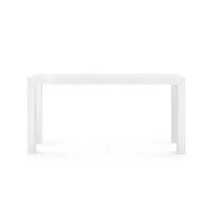 Large Lacquered Papyrus Parsons Console Table