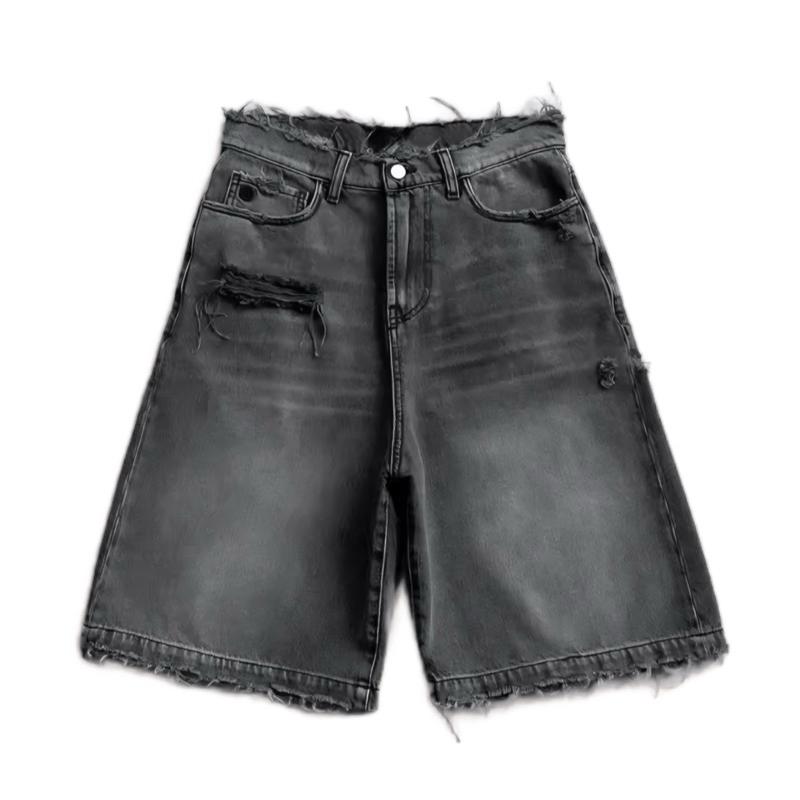 Retro Ripped Baggy Jorts