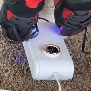 360° Digital Shoe Dryer with Hot Air Circulation,Temperature Display, Fast Drying for All ShoeTypes,Upgraded Temperature Control Boot Dryer ShoeDryer Portable Glove Dryer & Boot Warmer, AutomaticShut-Off Timer, Folding Design, Smart Panel