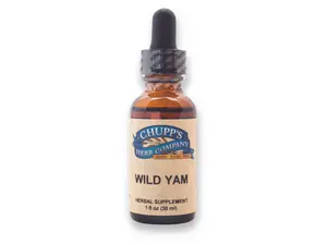 Chupp's Herb Company Wild Yam Herbal Supplement 1 fl oz 30 ml Medicinal Versatility Ethically Harvested No Known Side Effects