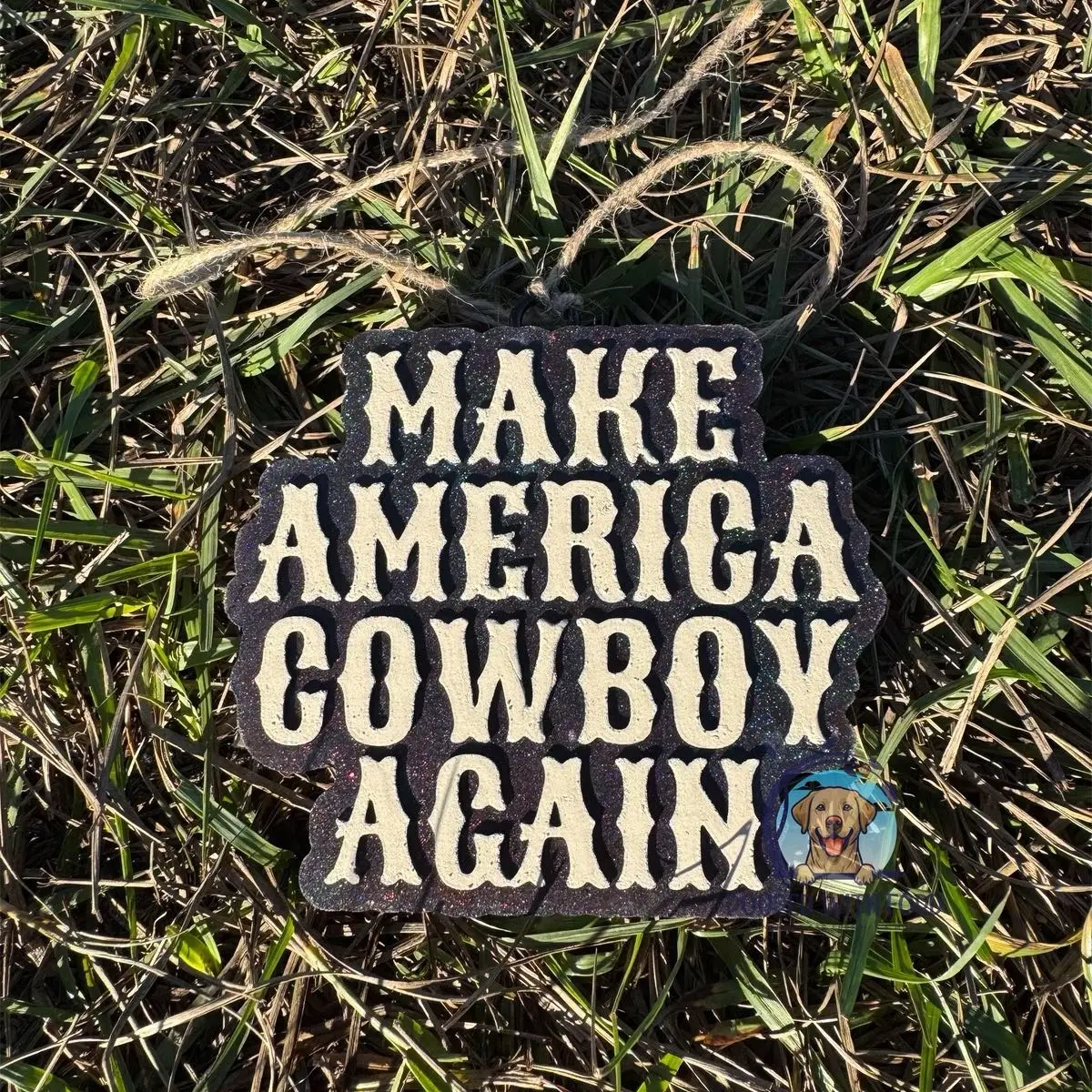 Make America Cowboy again car freshie | car freshener | freshies | cowboy | America | gifts for men
