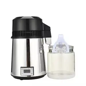 GARVEE 4L Water Distiller - 1.05 Gallon Pure Water Purifier for Home Use, 750W Efficient Distillation with Stainless Steel Interior and Effective Cooling System for Clean Drinking Water