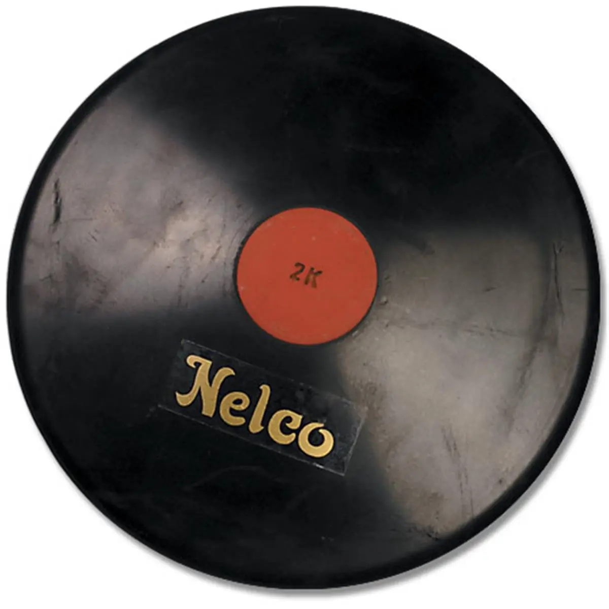 212 MAIN Official Spec 1kg Black Rubber Practice Discus for Disc Sports, Sports Shoe Accessory