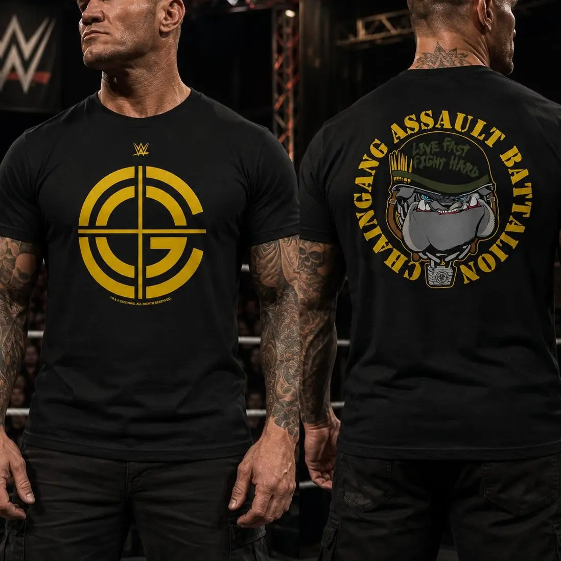 John Cena Bulldog Cross Hair Classic T-Shirt, Cenation Wrestling Streetwear Style, Casual Outfit Gift for WWE Fans