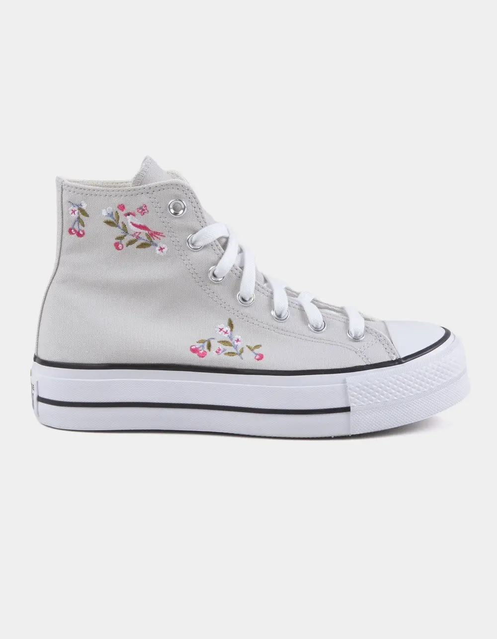 CONVERSE Chuck Taylor All Star Lift Cherry Garden Womens High Top Platform Shoes