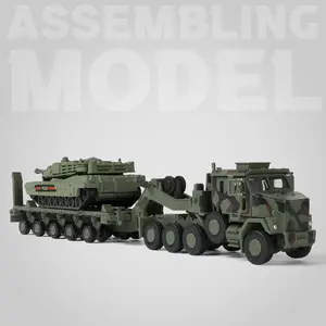 M1070 Military Transport Vehicle Model Kit, Plastic Assembly for Aircraft Enthusiasts, Desktop Decor & Collectible Gift, Versatile Display, Gift Potential