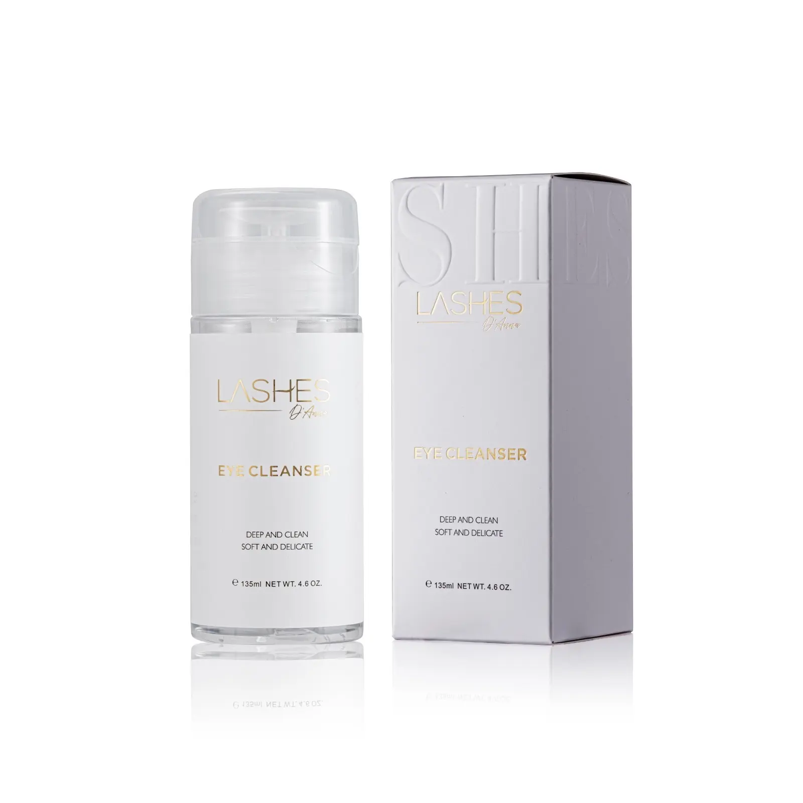 Lashes De Anna Gentle Eye Cleanser - Effective Solution for Healthy Eyes and Lashes | Deep Cleansing Formula for Daily Use, Suitable for All Skin Types