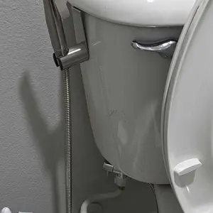 Stainless Steel Toilet Shattaf Bidet Sprayer – Handheld Shower Head with Hose, Adjustable Jet Spray for