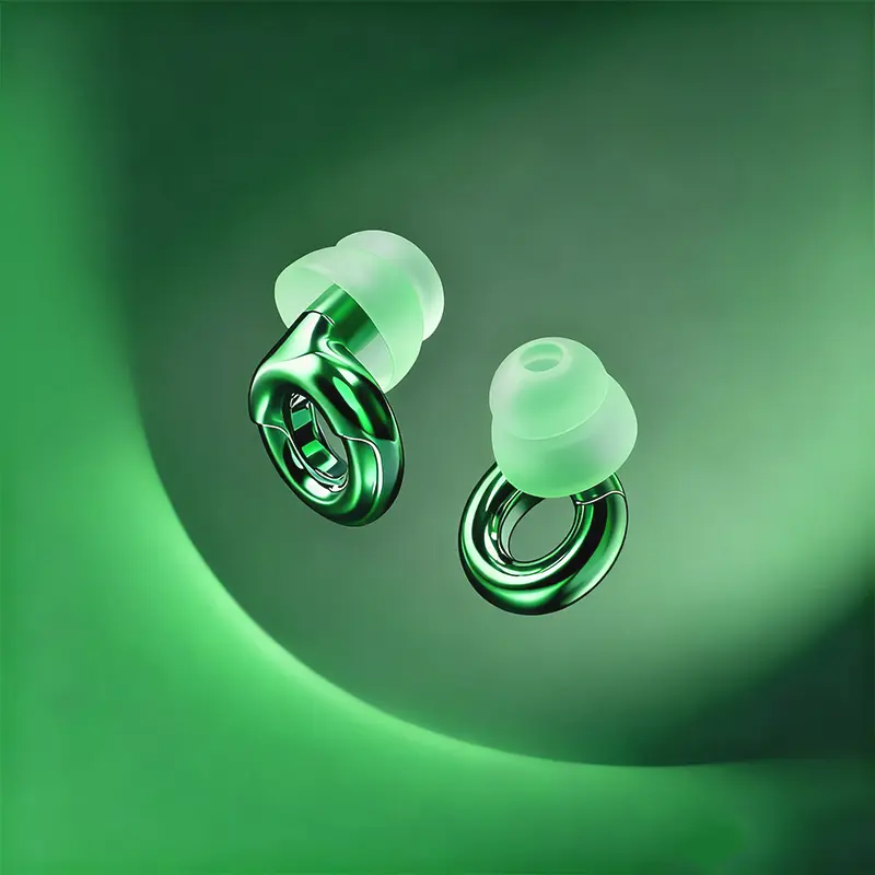 XJS Super Soft Ear Plugs 27 dB Noise Reduction 8 Ear Tips XS S M L Sizes Reusable Silicone Hearing Protection for Live Music Concerts