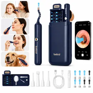 FREECUBE Ear Cleaning Camera Wax Removal Tool kit, Smart APP Control Ear Scope Otoscope Camera Light, Visual Ear Picker Wireless Earwax Remover Tweezers for Adults & Kids Mother's Day Gift