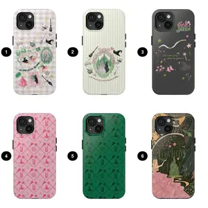 Wicked Musical Change For Good Pink And Green Witch Theatre Broadway Art Trendy Tough Phone Case Magic Girl Vibe Heavy Impact Bumper for iPhone 17 Pro Max 16 15 14 13 12 11