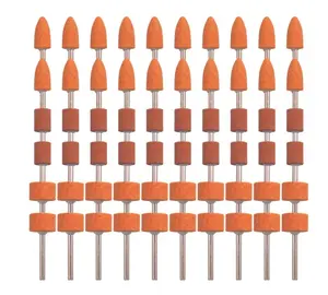 60 Pack Grinding Stone Set with 1/8" Shank,Sanding Drill Bit for Rotary Tool,Flap Wheel for Grinding,Polishing,Deburring Ferrous Metal,2 Shaped and 3 Sizes,Christmas Party Gifts,Hand Tools Kits