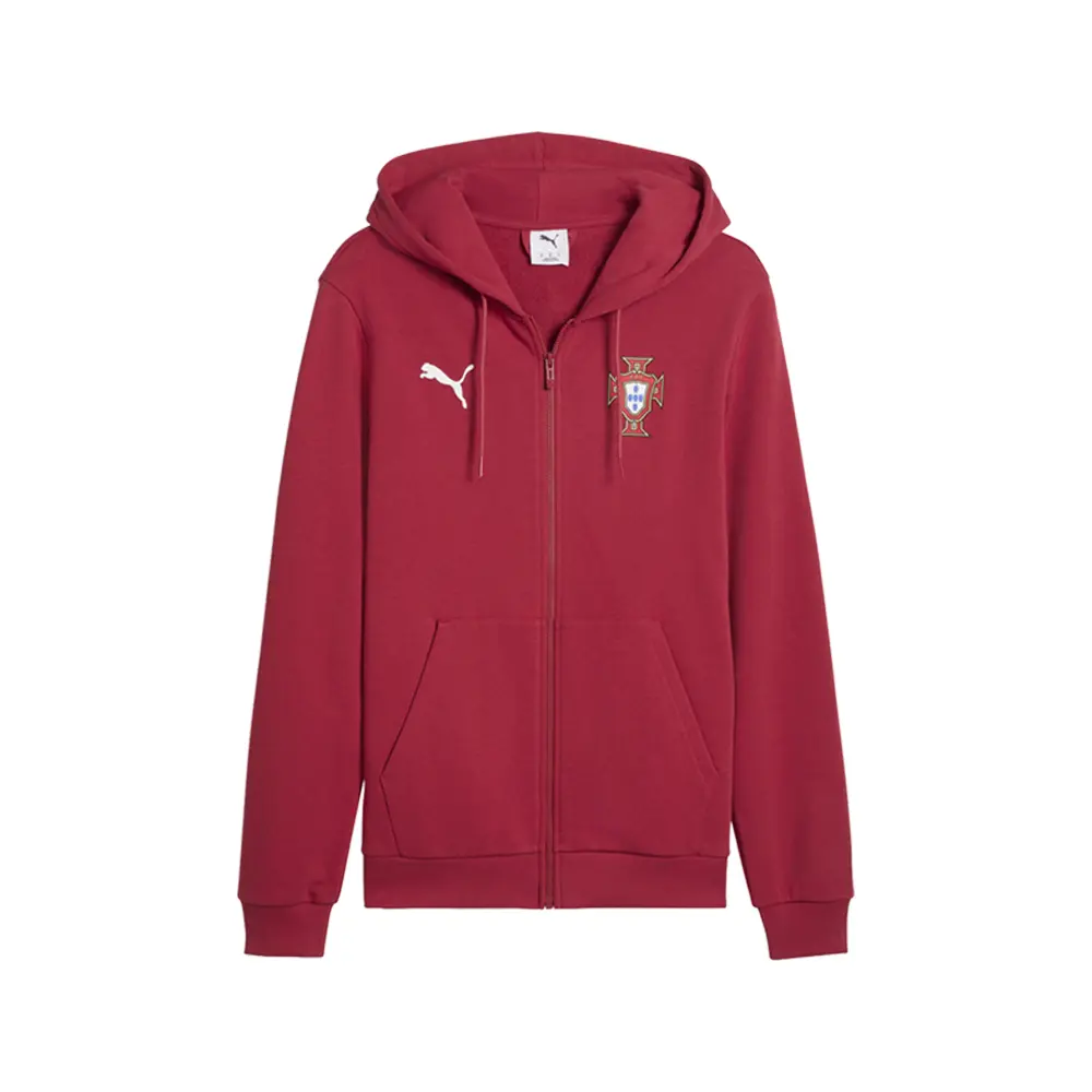 PUMA Mens Portugal Ftblculture Hoodie Athletic Outerwear Casual - Red