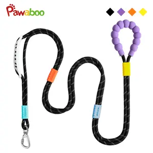 2026 Pawaboo Hands Free Dog Rope Leash, Adjustable Waist , Crossbody Rope with Explosion-Proof Handle, Lockable Metal Clipthe ,The Best Gift for Dogs and Owners,(66.87'' x 0.39'' x 0.39'') Outdoorfun dogaccessories