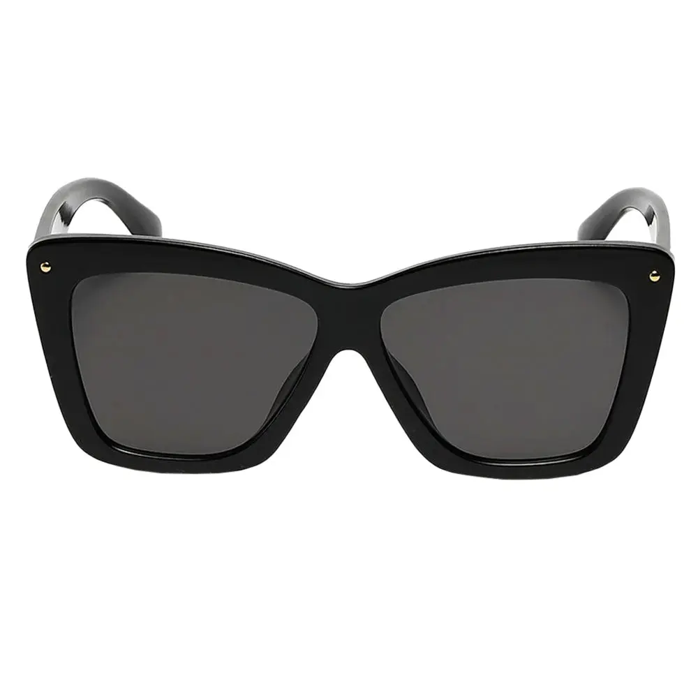 Fifth & Ninth Willow Women's Oversized Cat Eye Polarized Sunglasses - Black