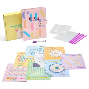 WHEN PIGS FLY | 100 Envelopes Money Saving Binder A5+Pink