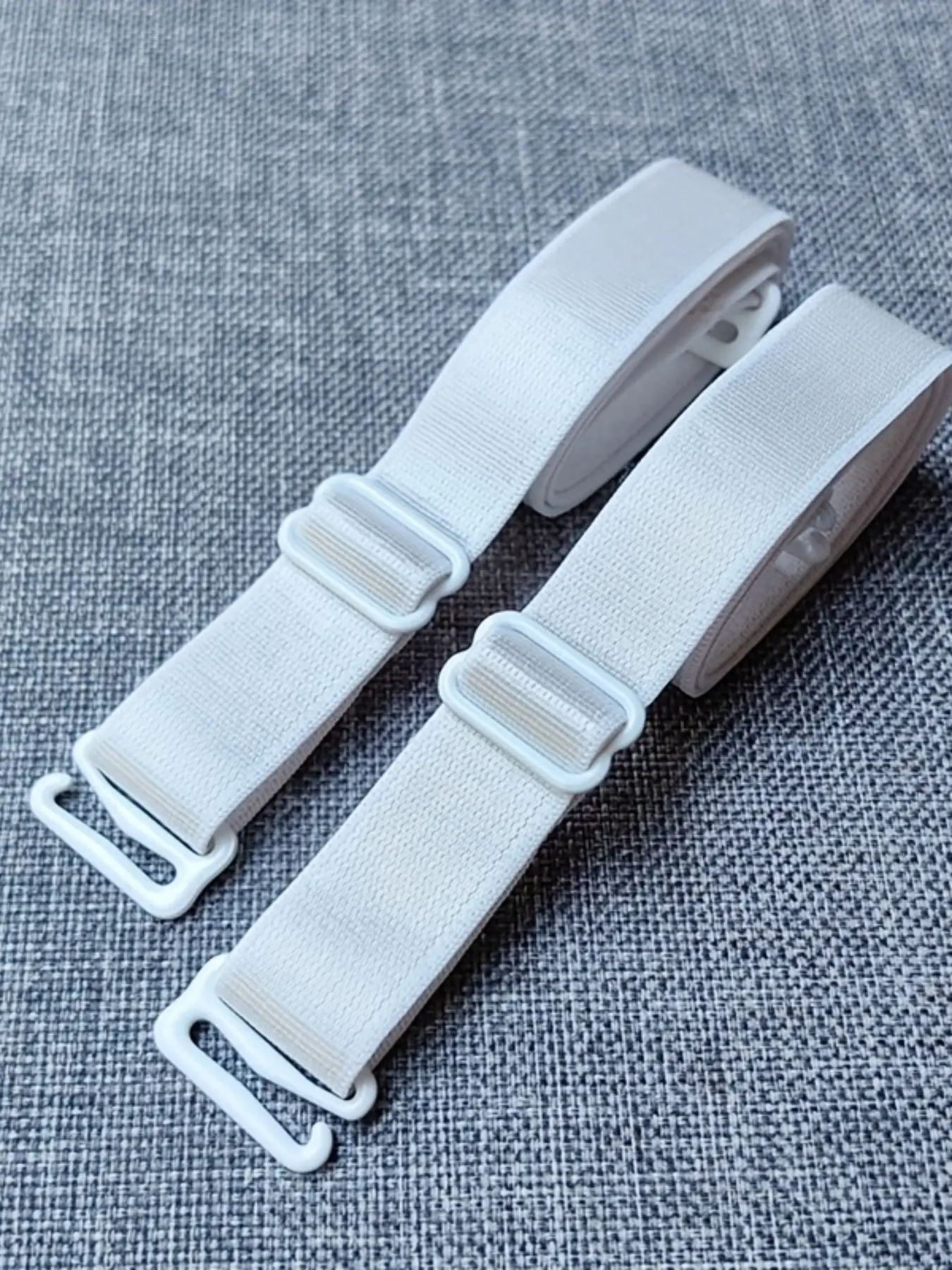 Adjustable Bra Strap, 42cm Long, Anti-Slip Fabric Straps, Elastic Straps, 2 Pairs Customized Replacement Set, Comfortable and Durable, Fit
