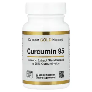 California Gold Nutrition Curcumin 95, 30 Veggie Capsules (500 mg per Capsule)