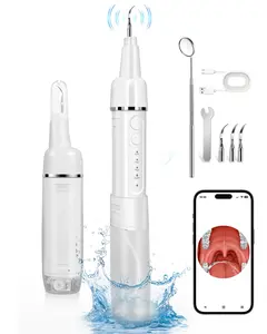 Oral Irrigator with Plaque Visibility Feature for Teeth Brushing Sessions Rechargeable USB Travel Bidet Sprayer
