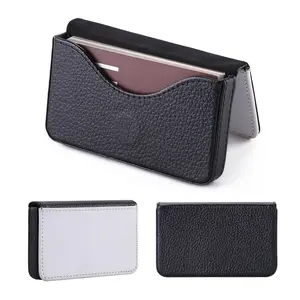 Card Holder, PU Leather Business Card Case Pocket for Men or Women, Professional Slim Credit Cards Carrier Name Cards Holder Wallet with Magnetic Shut