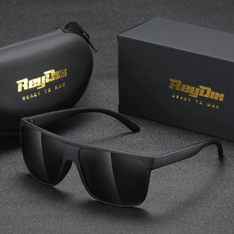Unisex Sporty Minimalist Polarized Sunglasses, Athletic Sunglasses, Sportive Sunglasses, Trendy Casual Flat Top Frame Sunglasses for Everyday Use, Fashion Accessories for Outdoor Activities, Polarized Sports Glasses, Sports Eyewear