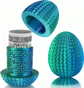 Mystery Egg Puzzle Box, Money Puzzle Box for Cash Gifts, Egg-Shaped Puzzle Gift Box, Birthday Wedding Easter Xmas Holiday Celebration Money Gift Ideas, Brain Teaser Puzzle Toy, Easter Basket Stuffers