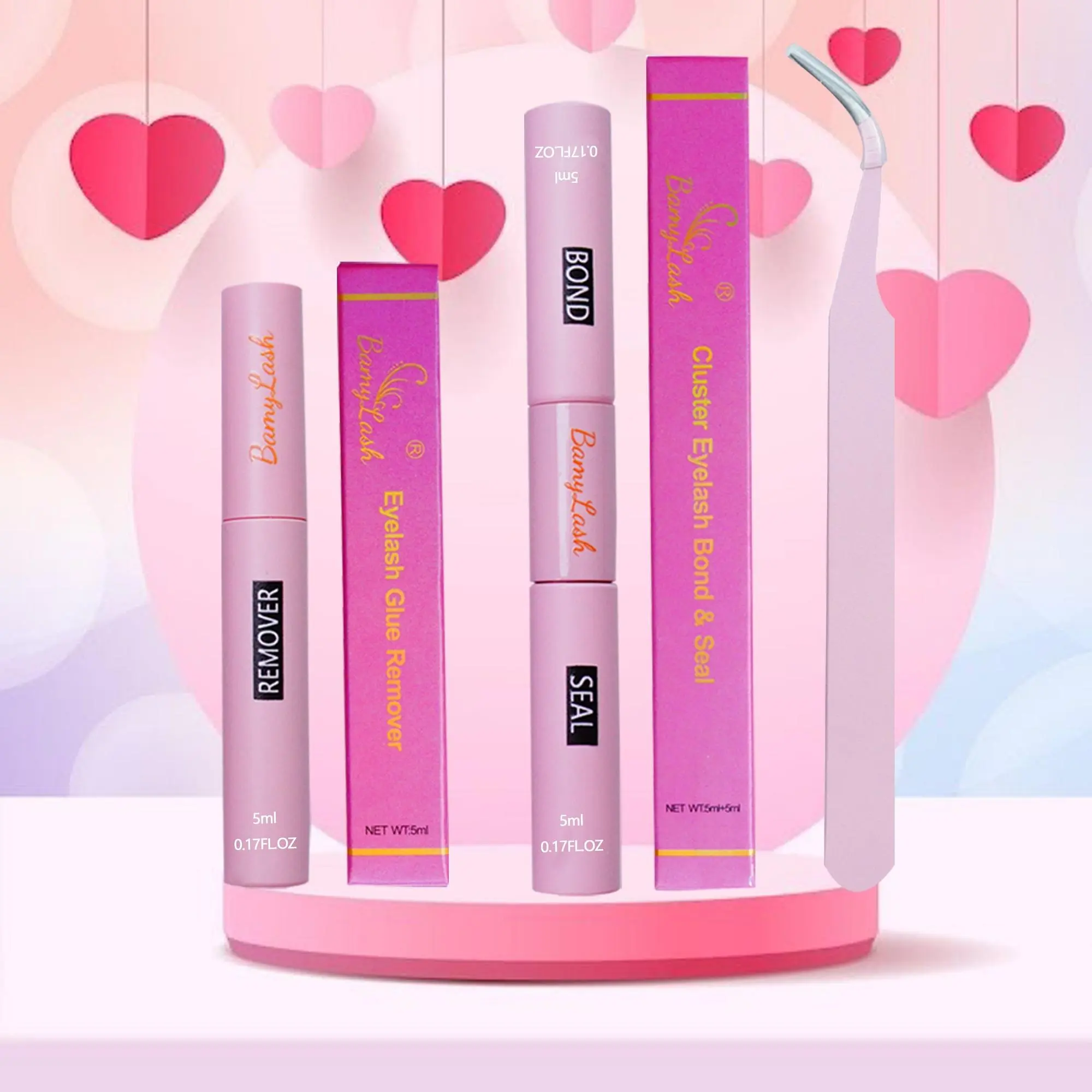 Lash Bond&Seal+Remover+Tweezer