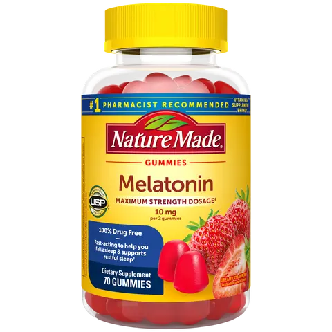 10 Mg Melatonin Gummies Maximum Strength Dosage‡
