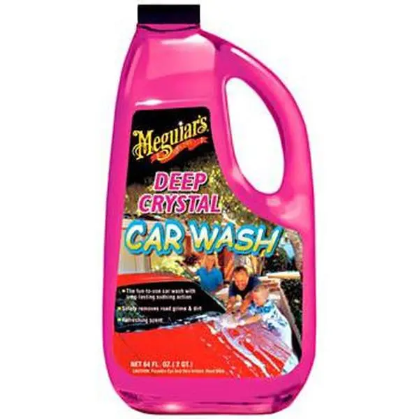 212 MAIN Deep Crystal Automobile Cleaner, 64 oz Bottle, Dirt-Removing Formula, Wax-Protective Car Washing Solution