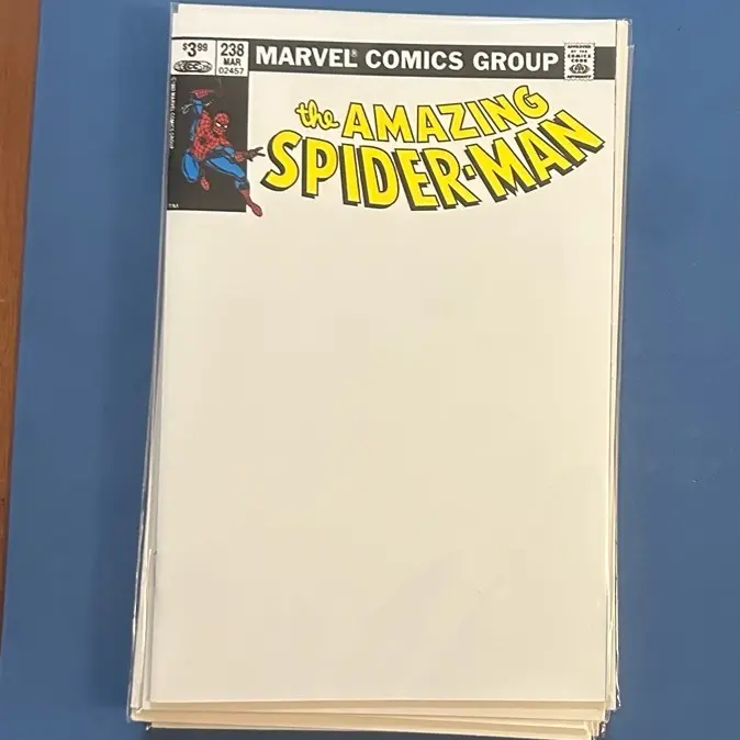 Amazing Spider-Man #238 FACSIMILE NM Variant - Unknown Exclusive Blank - NM Condition