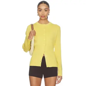 ALIGNE Ruby Knitted Cardigan in Butter