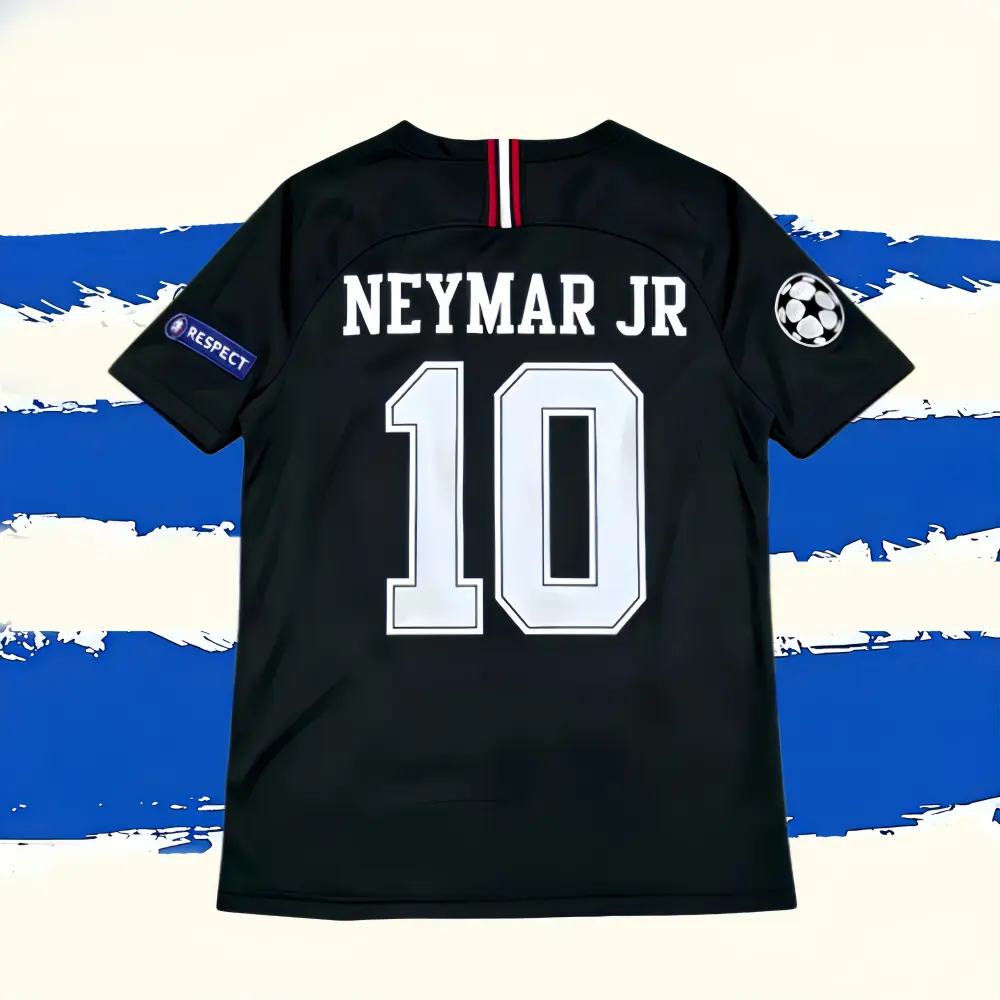 18-19 Away Black Short-Sleeve Fan Edition No. 10 Neymar Jersey